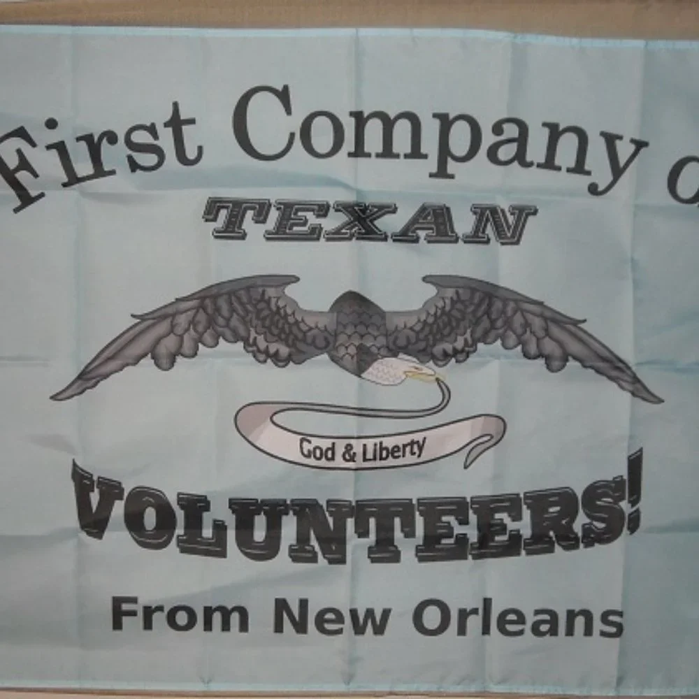 New Orleans Grays 1st Company of Texan Volunteers Texas 3' x 5' Flag banner